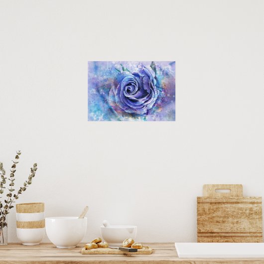 Rose Poster (Küche)