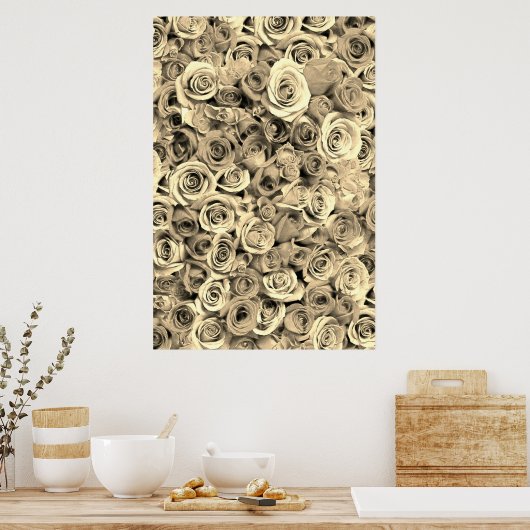 Rose Poster (Küche)