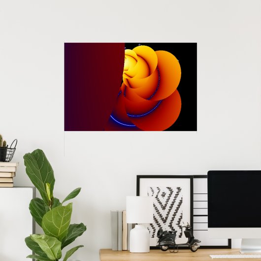 Rose Poster (Heimbüro)