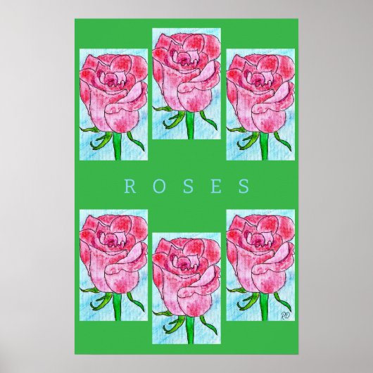 Rose Poster (Vorne)