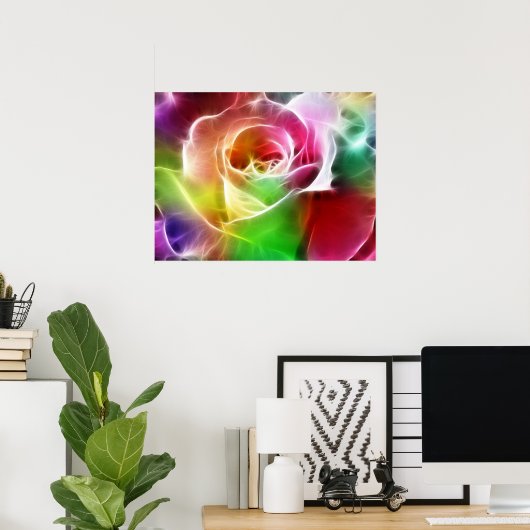 Rose Poster (Heimbüro)