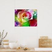 Rose Poster (Küche)
