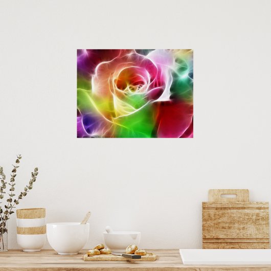 Rose Poster (Küche)