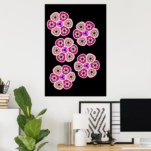 Rose Poster (Heimbüro)