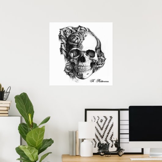 Rose Poster (Heimbüro)