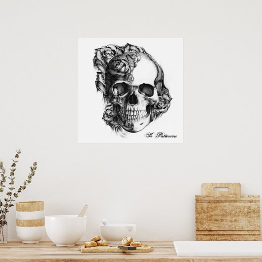 Rose Poster (Küche)