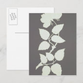Rose Postkarte (Vorne/Hinten)