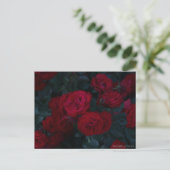 Rose Postkarte (Stehend Vorderseite)