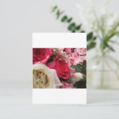 Rose Postkarte (Stehend Vorderseite)