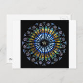 Rose Postkarte (Vorne/Hinten)