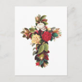 Rose Postkarte (Vorderseite)