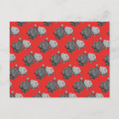 Rose Postkarte (Vorderseite)