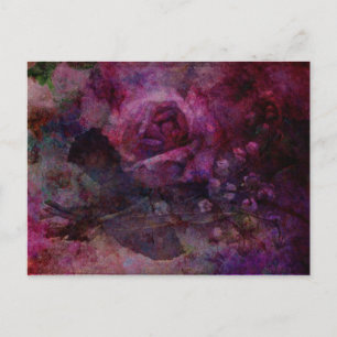 Rose Postkarte