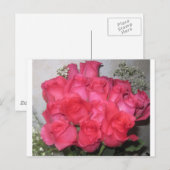 ROSE POSTKARTE (Vorne/Hinten)