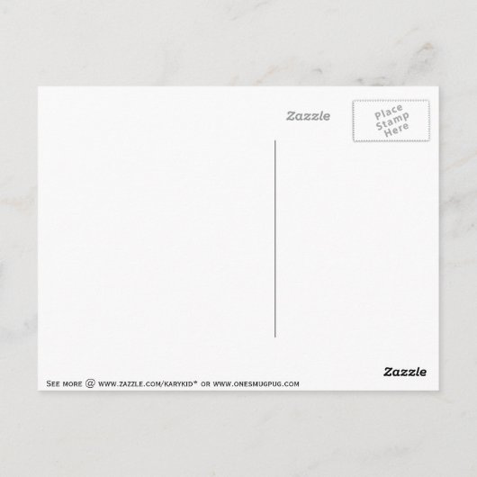 Rose Postkarte (Rückseite)