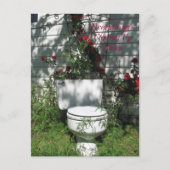 Rose Postkarte (Vorderseite)