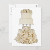 Rose Postkarte (Vorne/Hinten)