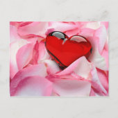 Rose Postkarte (Vorderseite)