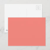 Rose Postkarte (Vorne/Hinten)