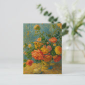 Rose Postkarte (Stehend Vorderseite)