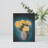 Rose Postkarte (Stehend Vorderseite)