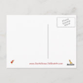 Rose Postkarte (Rückseite)