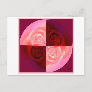 Rose Postkarte