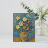 Rose Postkarte (Stehend Vorderseite)