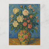 Rose Postkarte (Vorderseite)