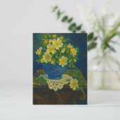 Rose Postkarte (Stehend Vorderseite)