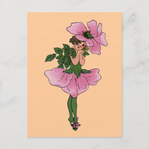 Rose Postkarte