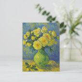 Rose Postkarte (Stehend Vorderseite)