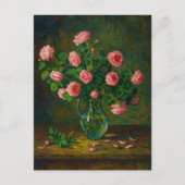 Rose Postkarte (Vorderseite)