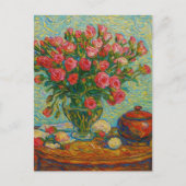 Rose Postkarte (Vorderseite)