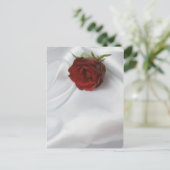 Rose Postkarte (Stehend Vorderseite)