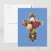 Rose Postkarte (Vorne/Hinten)