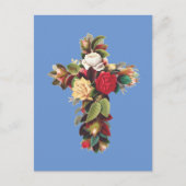 Rose Postkarte (Vorderseite)