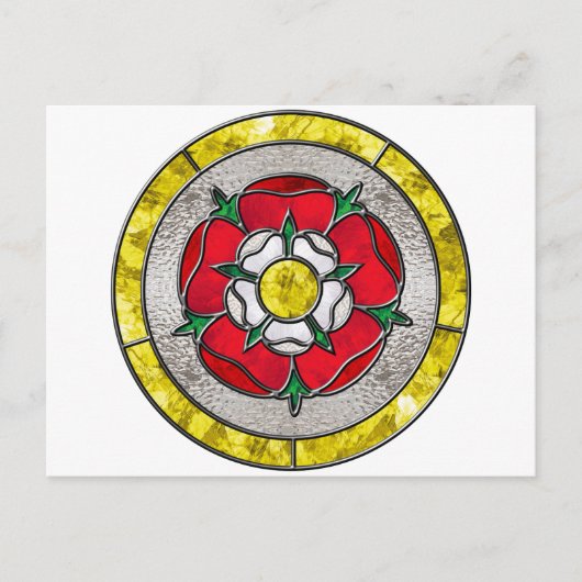 Rose Postkarte (Vorderseite)