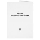 Rose Postkartendesign (Hinten)