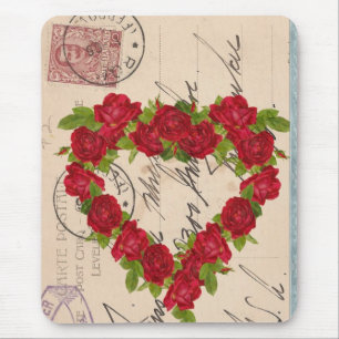 Rose Postkartenkollektion Mousepad