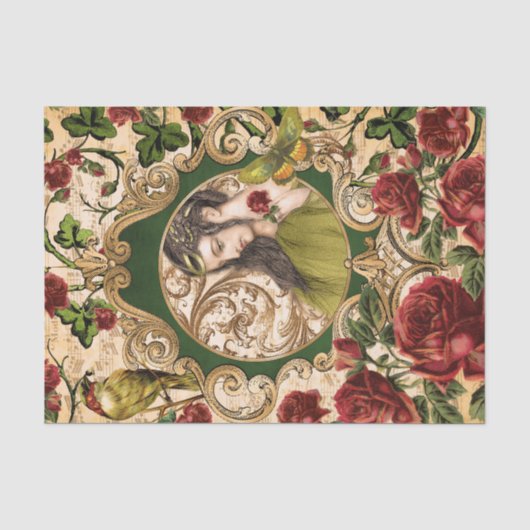 Rose Princess Seidenpapier (Vorderseite)