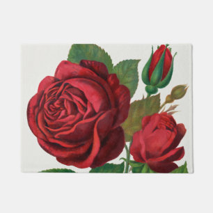 Rose Print Rochester Lithographing and Printing Co Fußmatte