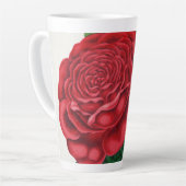 Rose Print Rochester Lithographing and Printing Co Milchtasse (Linke Ecke)