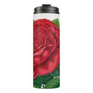 Rose Print Rochester Lithographing und Druckerei C Thermosbecher