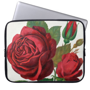 Rose Print Rochester Lithographing und Druckerei G Laptopschutzhülle