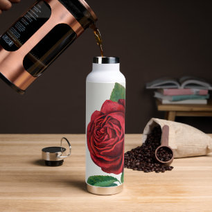 Rose Print Rochester Lithographing und Druckerei G Trinkflasche