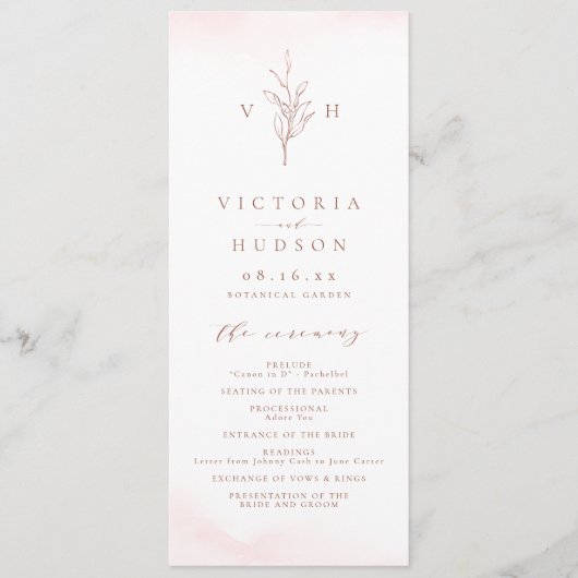 Rose Programm (Vorderseite)