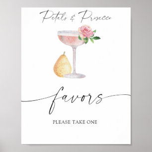 Rose Prosecco - Bestechungsgelder nehmen Sie bitte Poster