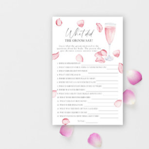 Rose Prosecco - Was sagte der Bräutigam zu Brautsp