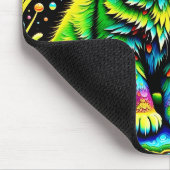 ROSE ~ PSYCHEDELIC Cat ~ Wow! ~ Mousepad (Ecke)